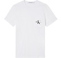 T-shirt Monogram Pocket Slim Fit White (J30J320936 - YAF)