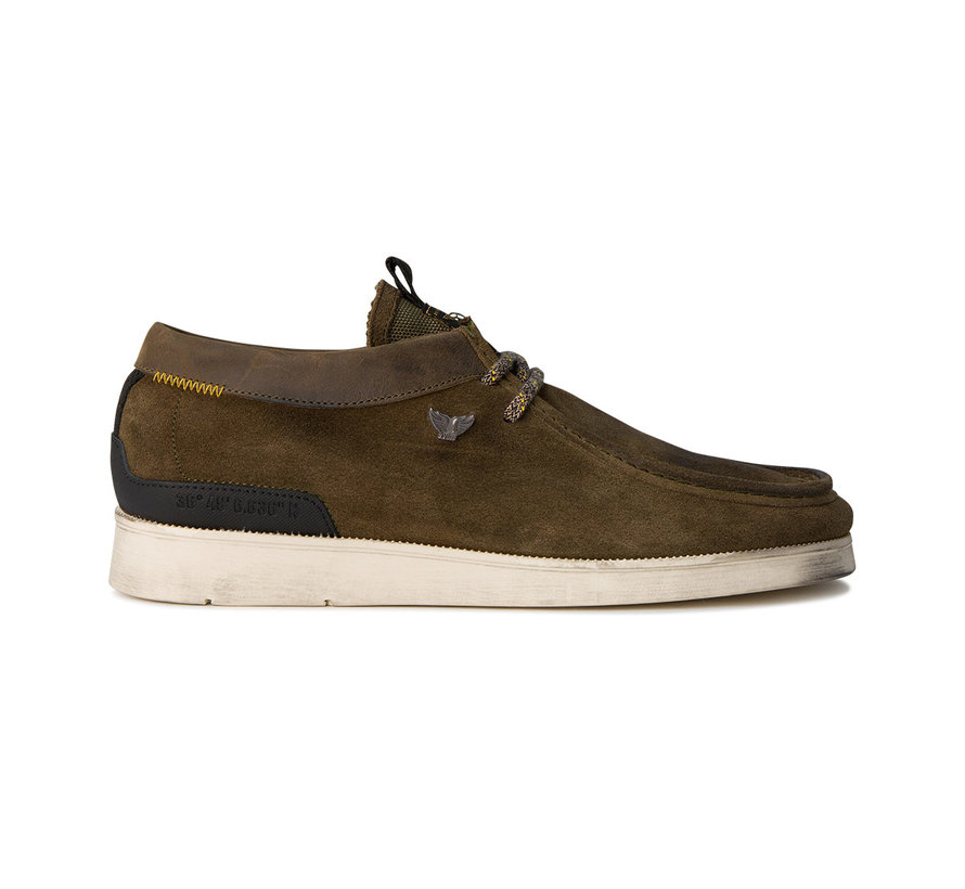 Schoenen Wingdown Suède Khaki Groen (PBO2203140 - 8208)