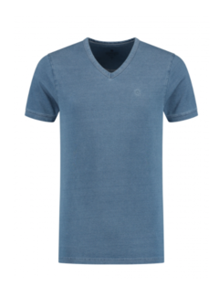 Dstrezzed T-shirt V-Hals Indigo Blauw (202806 - 677)