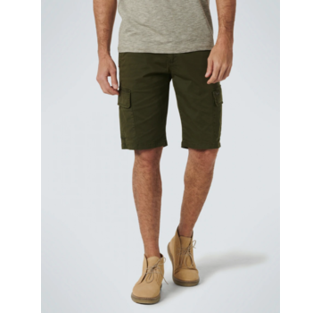 No Excess Short Cargo Garment Dyed + Stone Washed Stretch Basil (158190308SN - 195)N