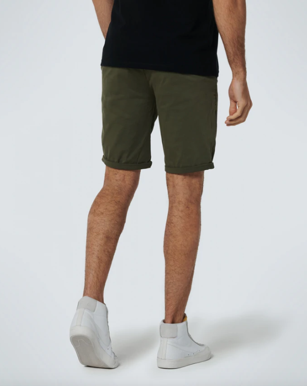 No Excess Short Chino Garment Dyed Twill Stretch Basil    No Excess