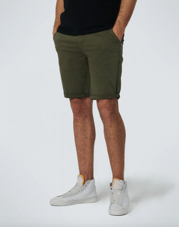 No Excess Short Chino Garment Dyed Twill Stretch Basil    No Excess