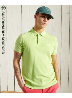 Superdry S/S VINTAGE DESTROYED POLO Acid Lime (M1110198A - 55E)