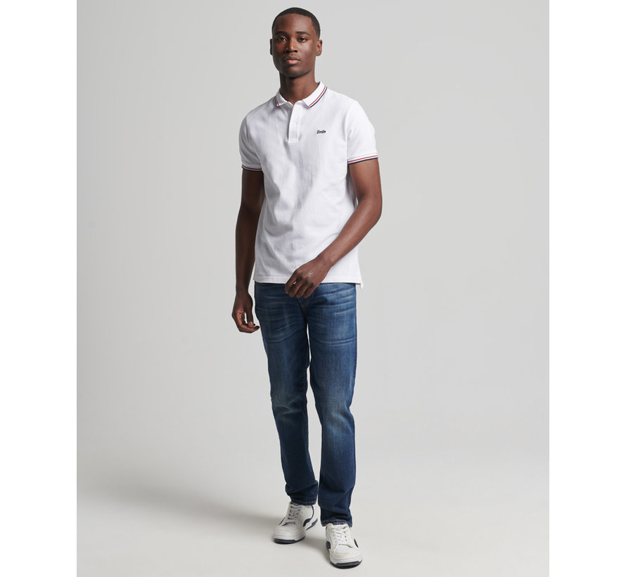Superdry VINTAGE TIPPED S/S POLO Optic 