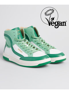 Superdry VEGAN BASKET OV HIGH TRAINER White/Green (MF110078A - 85C)