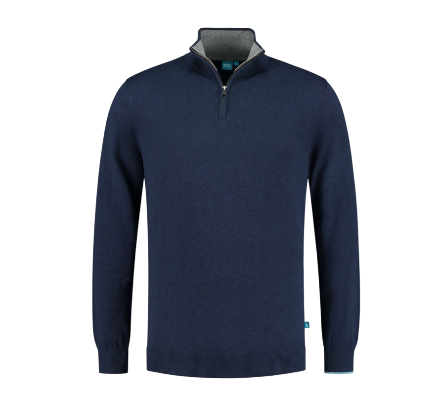 Half-Zip Trui Navy Melange (7.21.507.550 - 010)