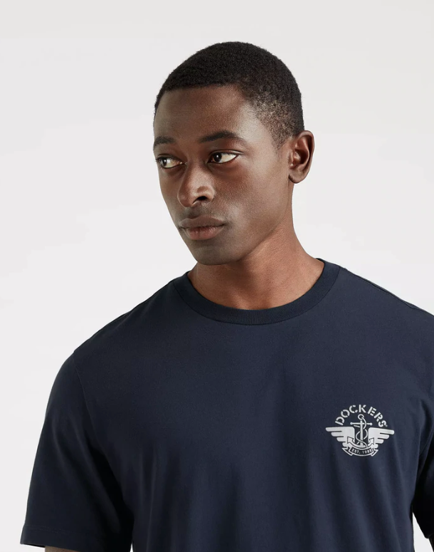 Dockers T-shirt Logo Navy M Dockers