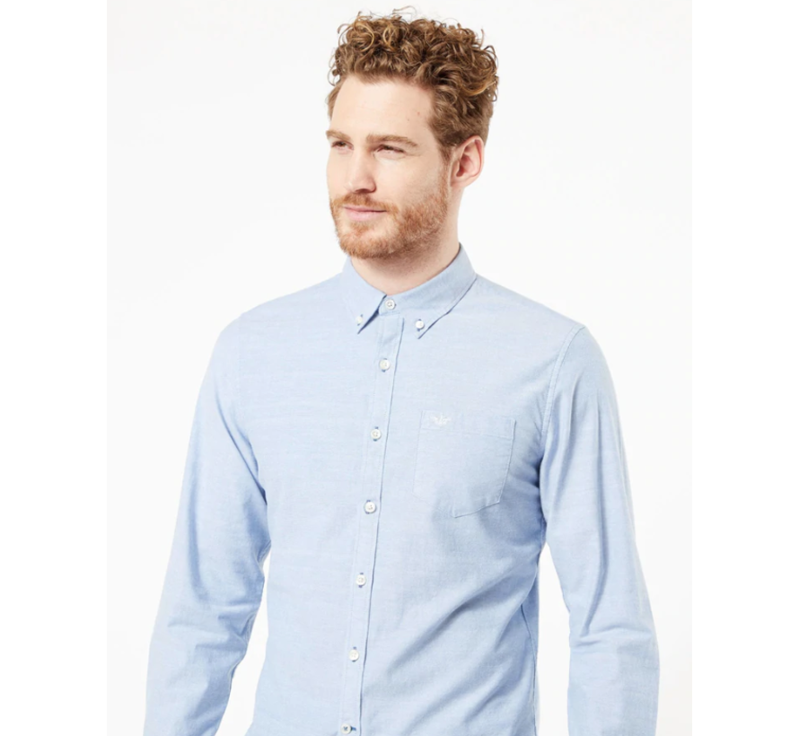Overhemd Button Down Paper Oxford Delft (29599-0001 - 1139)