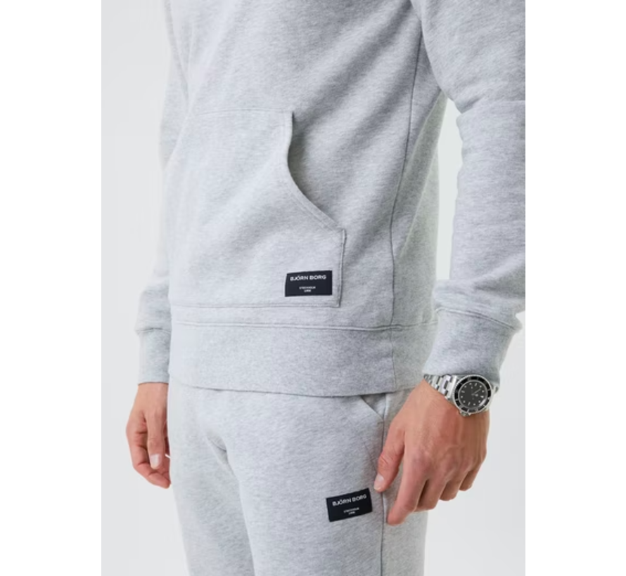 Hooded Sweater Centre Light Grey (9999-1432-90741)