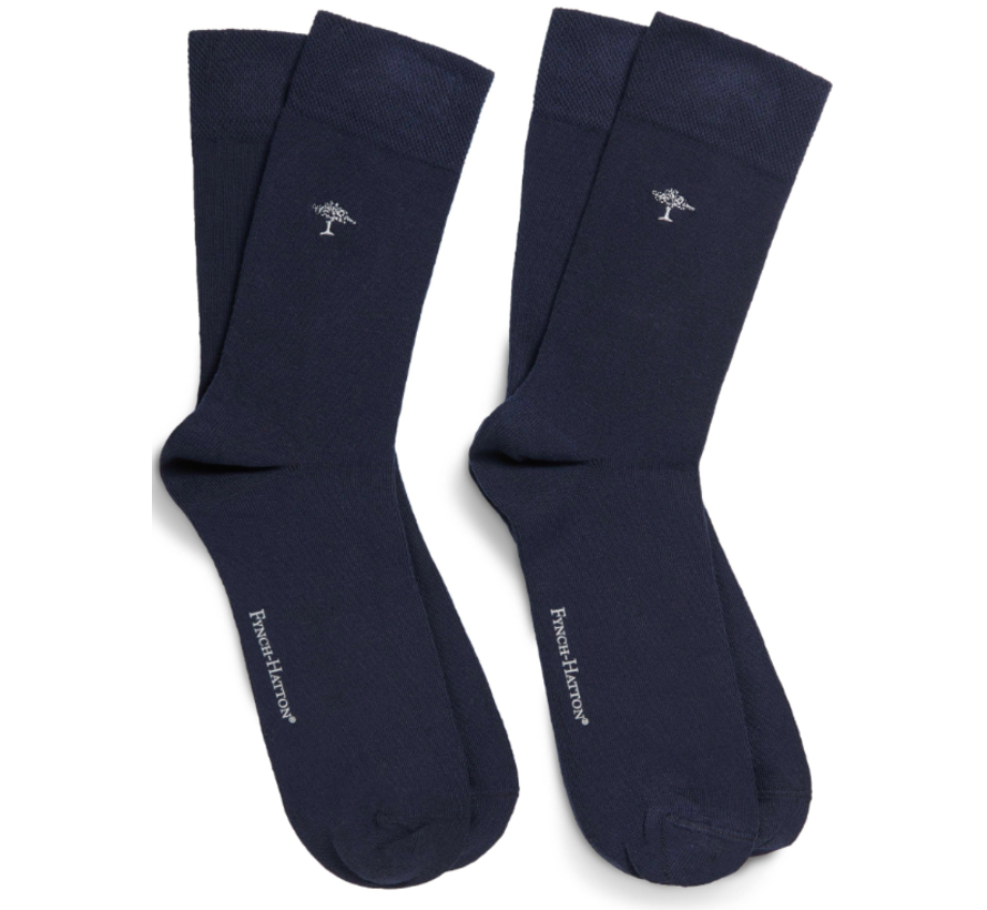 Sokken Double Pack Navy (00000600 - 665)