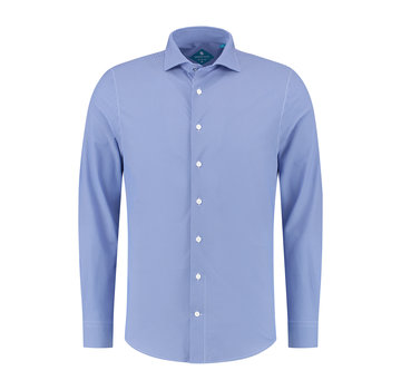 District Indigo Overhemd Performance Print M Blue (7.21.025.770 - 316)