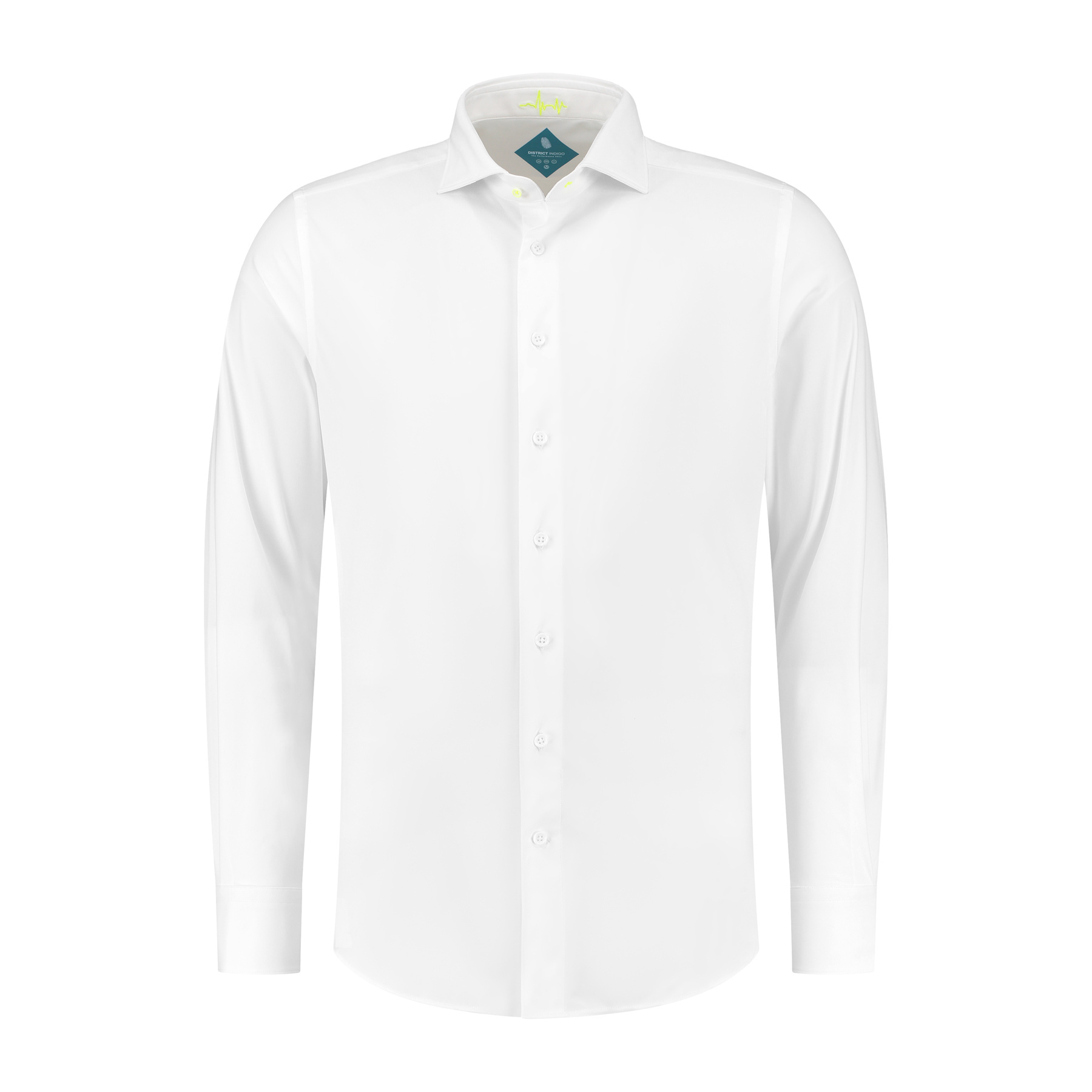 District Indigo Overhemd Performance Wit District Indigo