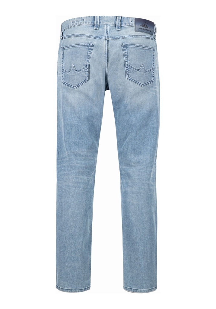 Alberto Jeans Tapered Fit SLIPE DS Coloured Licht Blauw Vintage - Alberto