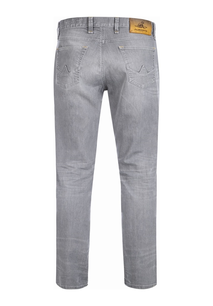 Alberto Jeans Tapered Fit SLIPE DS Coloured Grey Vintage   - Alberto
