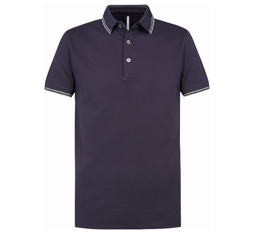 Polo Korte Mouw Navy (PPTJ100037)