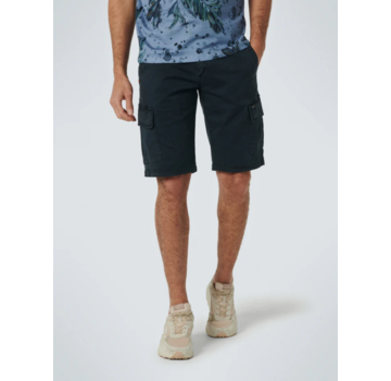 No Excess Short Cargo Garment Dyed + Stone Washed Stretch With Belt Airforce (158190368 - 034)