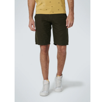 No Excess Short With Linen Garment Dyed Basil (158190307SN - 195)
