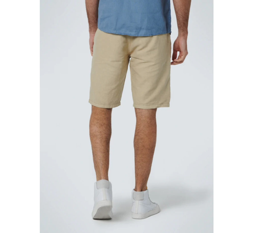 Short With Linen Garment Dyed Stone (158190307SN - 014)