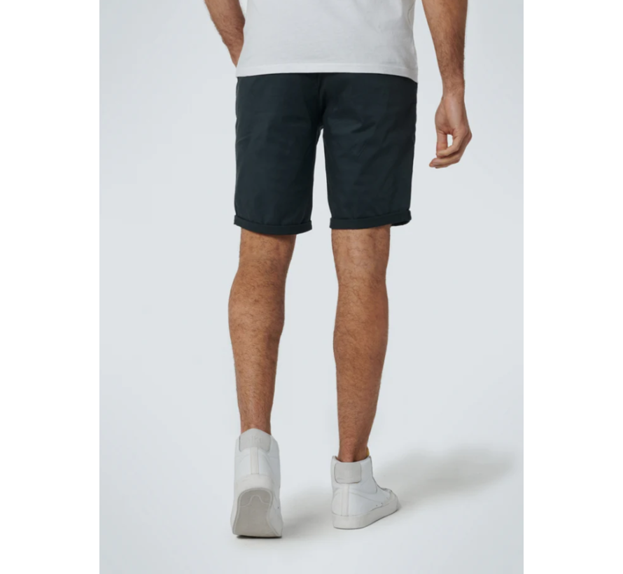 Short Chino Garment Dyed Twill Stretch With Belt Airforce (158190306 - 034)