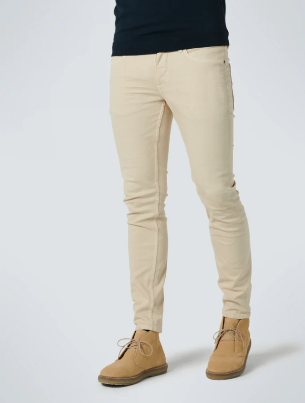 No Excess Jeans Denim Slim Fit Stretch Coloured, Responsible Choice Cream - No Excess