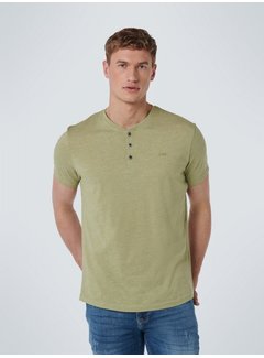 No Excess T-Shirt Granddad 2 Coloured Melange Dusty Green (15340204SN - 159)