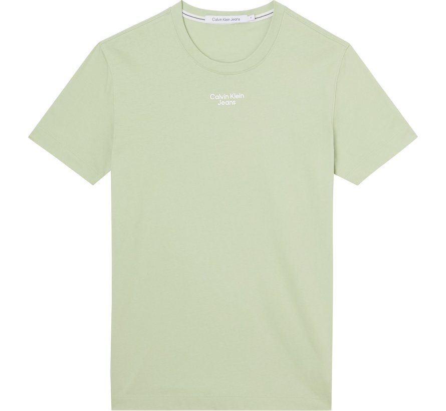 Jeans T-shirt Stacked Logo Green (J30J320595 - L99)