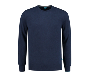 District Indigo Pullover Crewneck Navy Melange (7.21.500.550 - 010)