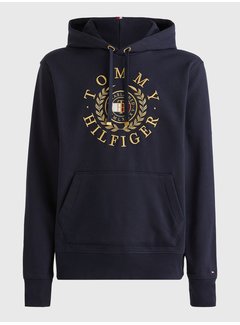 Tommy Hilfiger Hooded Sweater  Rouncall Graphic Navy (MW0MW24345 - DW5)
