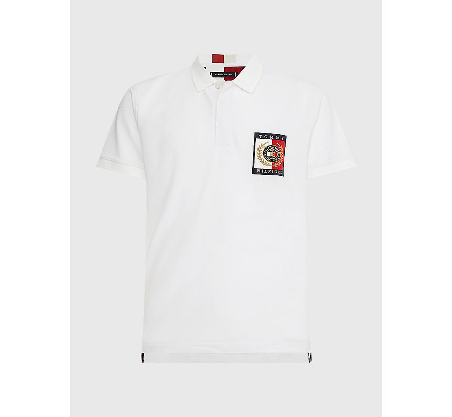 Polo  Icon Bade Regular Fit White (MW0MW23963 - YBR)