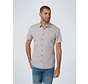 Korte Mouw Overhemd All Over Printed Stretch Cassis (16460418 - 088)