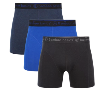 Bamboo Basics Boxershorts 3pack Bamboo Black/Navy/Blue (Rico_011)