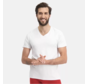 V-hals T-shirts 2pack Bamboo Optical White/Optic (Velo_001)
