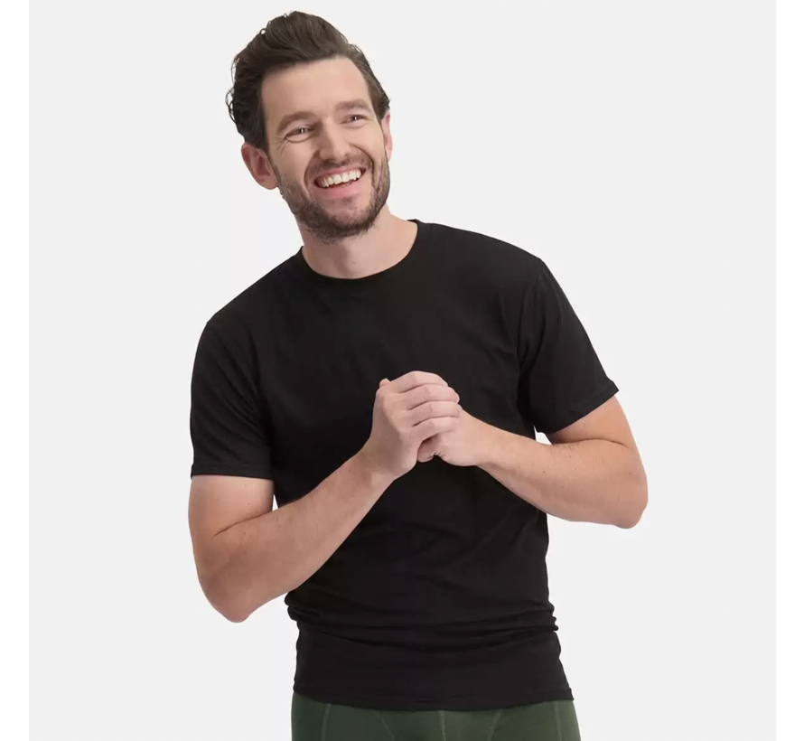 T-shirts 2pack Bamboo Black (Ruben_004)