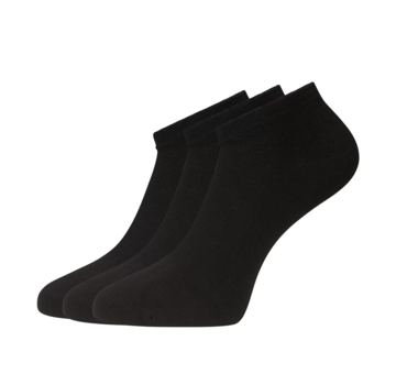 Bamboo Basics Sneaker Sokken 3pack Bamboo Black (Dani_001)