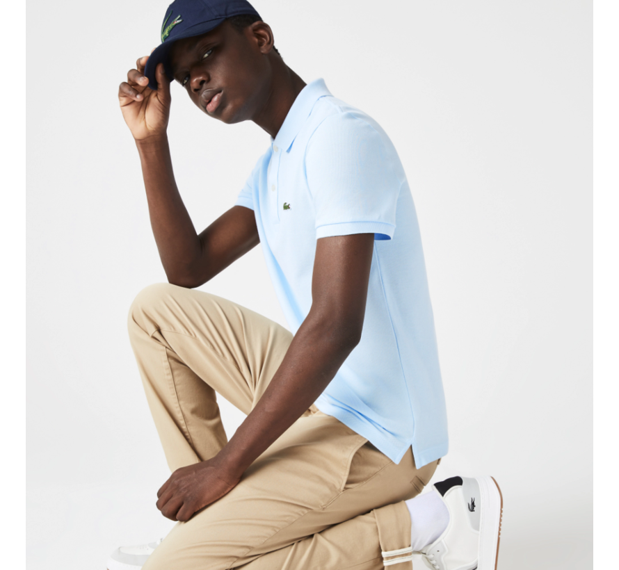 Lacoste Polo Slim Fit Licht Blauw (PH4012-31 - T01)