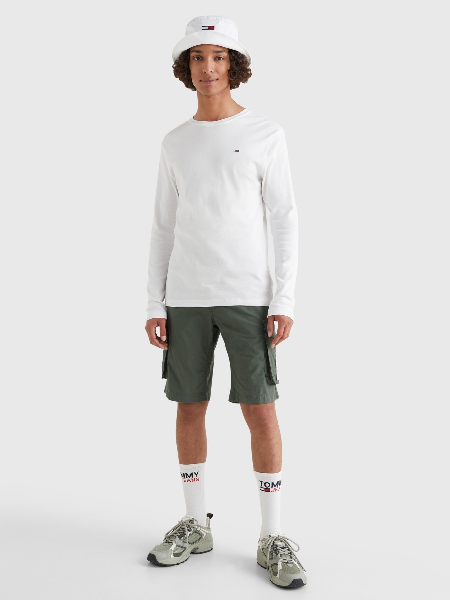 Tommy Hilfiger Longsleeve T-shirt Original Rib White XL Tommy Hilfiger