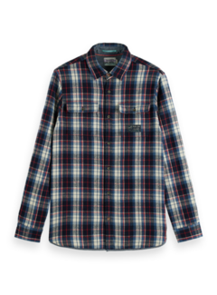 Scotch & Soda Overhemd Regular Fit Cotton Flannel (169068 - 0217)
