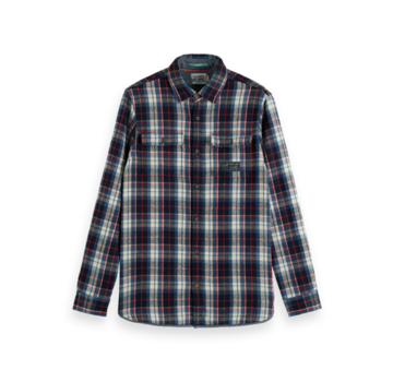 Scotch & Soda Overhemd Regular Fit Cotton Flannel (169068 - 0217)