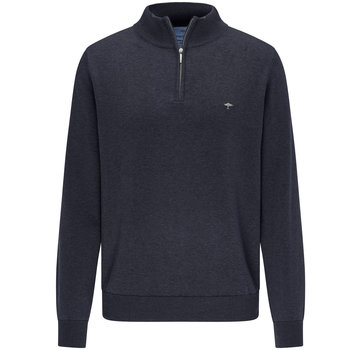 Fynch Hatton Half Zip Trui Navy (SFPK215 - 690)
