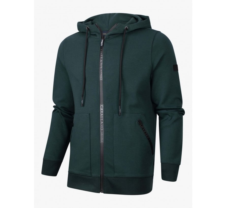 Verniero Zip Hooded Sweater Dark Green (120225011 - 599000)