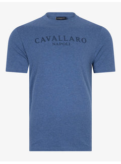 Cavallaro Napoli Terro T-shirt Mid Blue (117225005 - 650000)