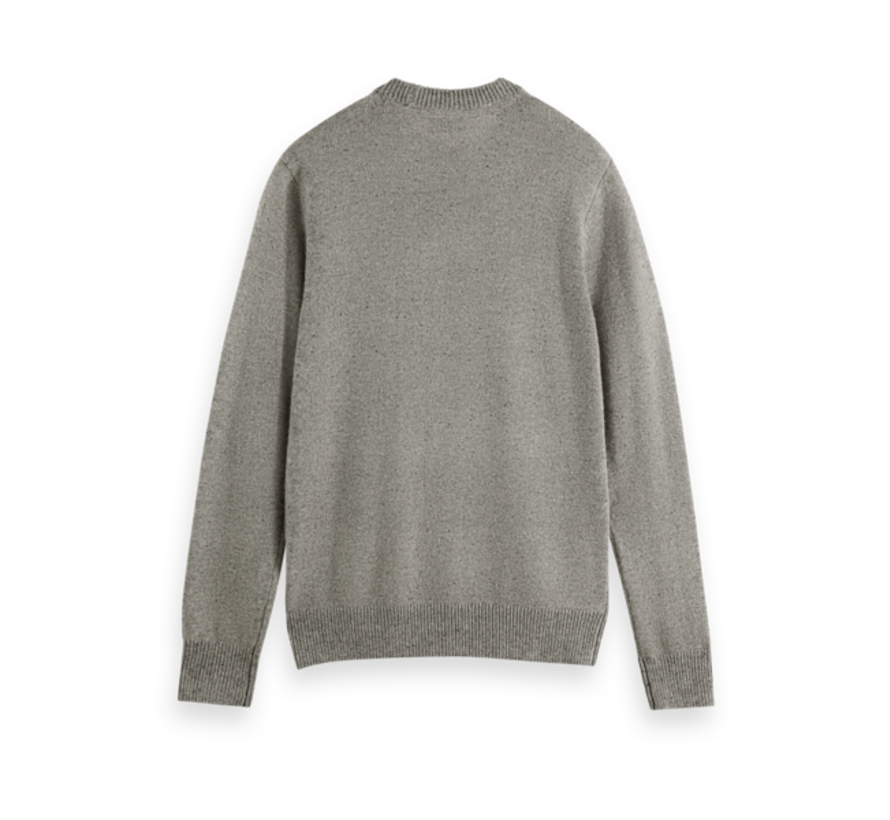 Pullover Speckled Wool-Blend Grijs (169271 - 0218)