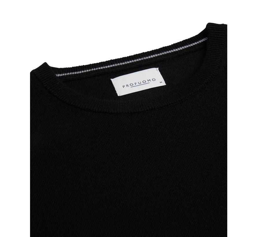 Merino Ronde Hals Pullover Black (PP2J00005B)