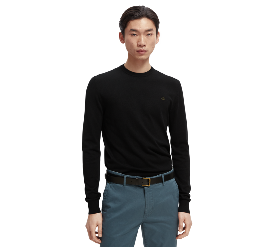 Pullover Classic Crewneck Black (165322 - 0008)