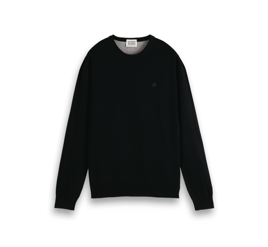 Pullover Classic Crewneck Black (165322 - 0008)