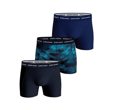 Bjorn Borg Boxershort Essential 3Pack Print/Navy/Blue (9999-1132-70291)