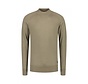 Mock Neck Soft Cotton  Melange Silver Sand (405538 - 257)