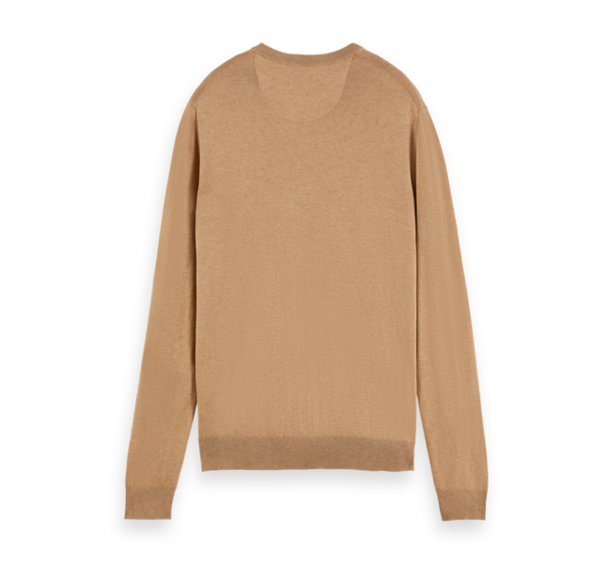 Pullover Classic Crew Neck Camel Melange (165322 - 0760)