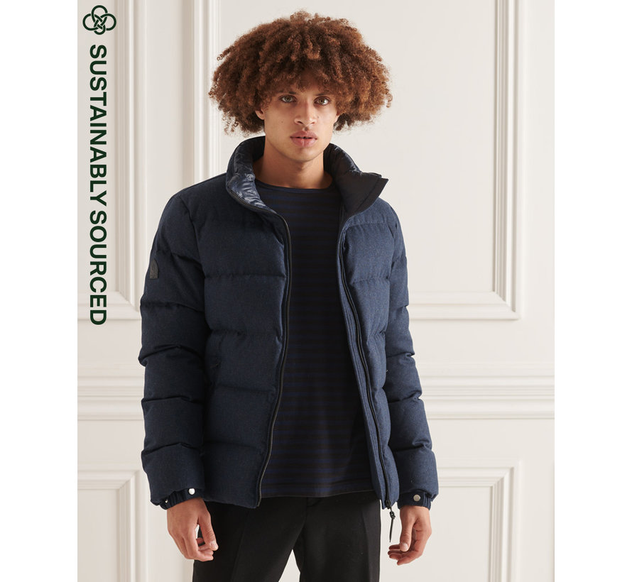 Winterjas STUDIOS ALPINE DOWN JACKET Navy Wool (M5011187A - 6FK)