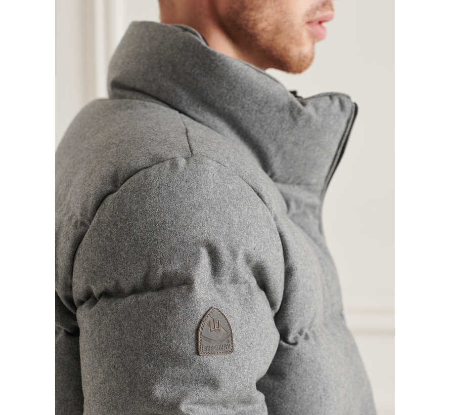 Winterjas STUDIOS ALPINE DOWN JACKET Grey Wool (M5011187A - 6CN)